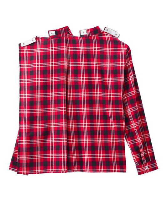 Men's Open Back Flannel Shirt