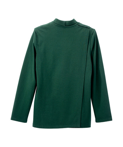 Men's Adaptive Open Back Polo Shirt with Long Sleeves