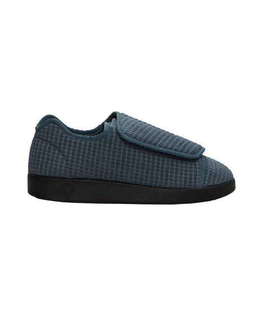 Men’s Slippers with Easy Closures – Adjustable Fit (Regular to Extra Wide)