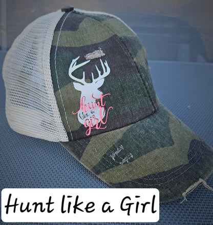 Rustic Women's Ponytail Baseball Hat