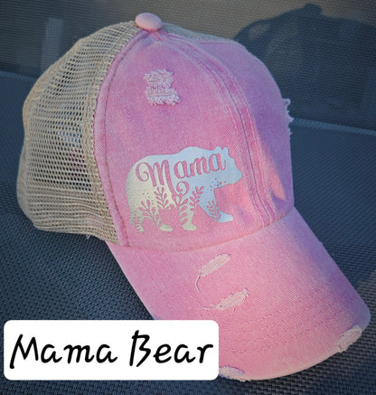 Rustic Women's Ponytail Baseball Hat