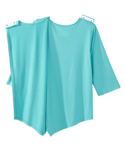 Women's Open Back Asymmetrical Hem Top