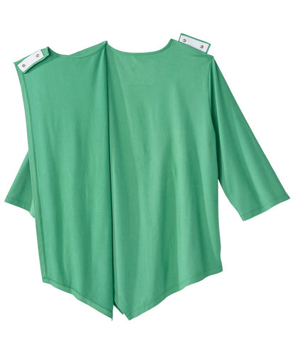 Women's Open Back Asymmetrical Hem Top