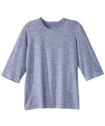 Women's Open Back Active Crew Neck Top