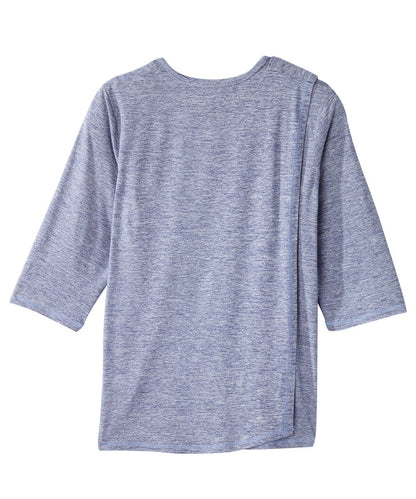 Women's Open Back Active Crew Neck Top