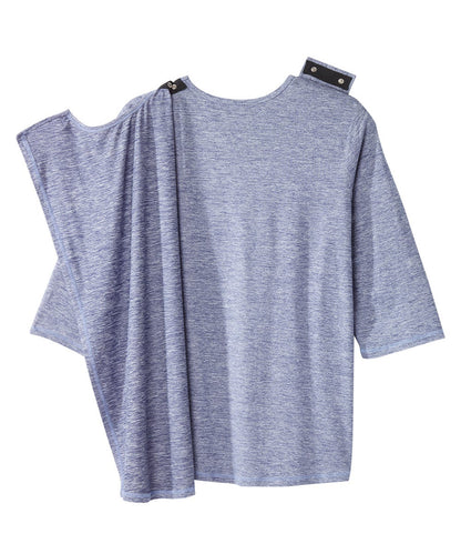 Women's Open Back Active Crew Neck Top