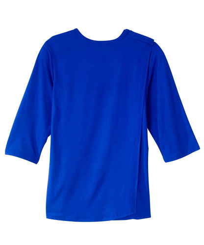 Women's Open Back Active Crew Neck Top