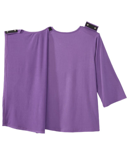 Women's Open Back Criss Cross Neckline Top