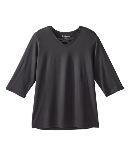 Women's Open Back Criss Cross Neckline Top