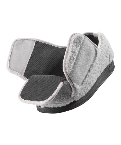 Women’s Slippers with Easy Closures – Adjustable Fit (Regular to Extra Wide)