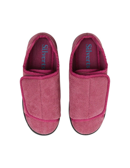 Women’s Slippers with Easy Closures – Adjustable Fit (Regular to Extra Wide)