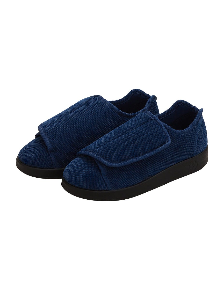 Women’s Slippers with Easy Closures – Adjustable Fit (Regular to Extra Wide)