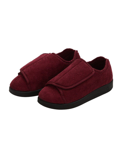 Women’s Slippers with Easy Closures – Adjustable Fit (Regular to Extra Wide)