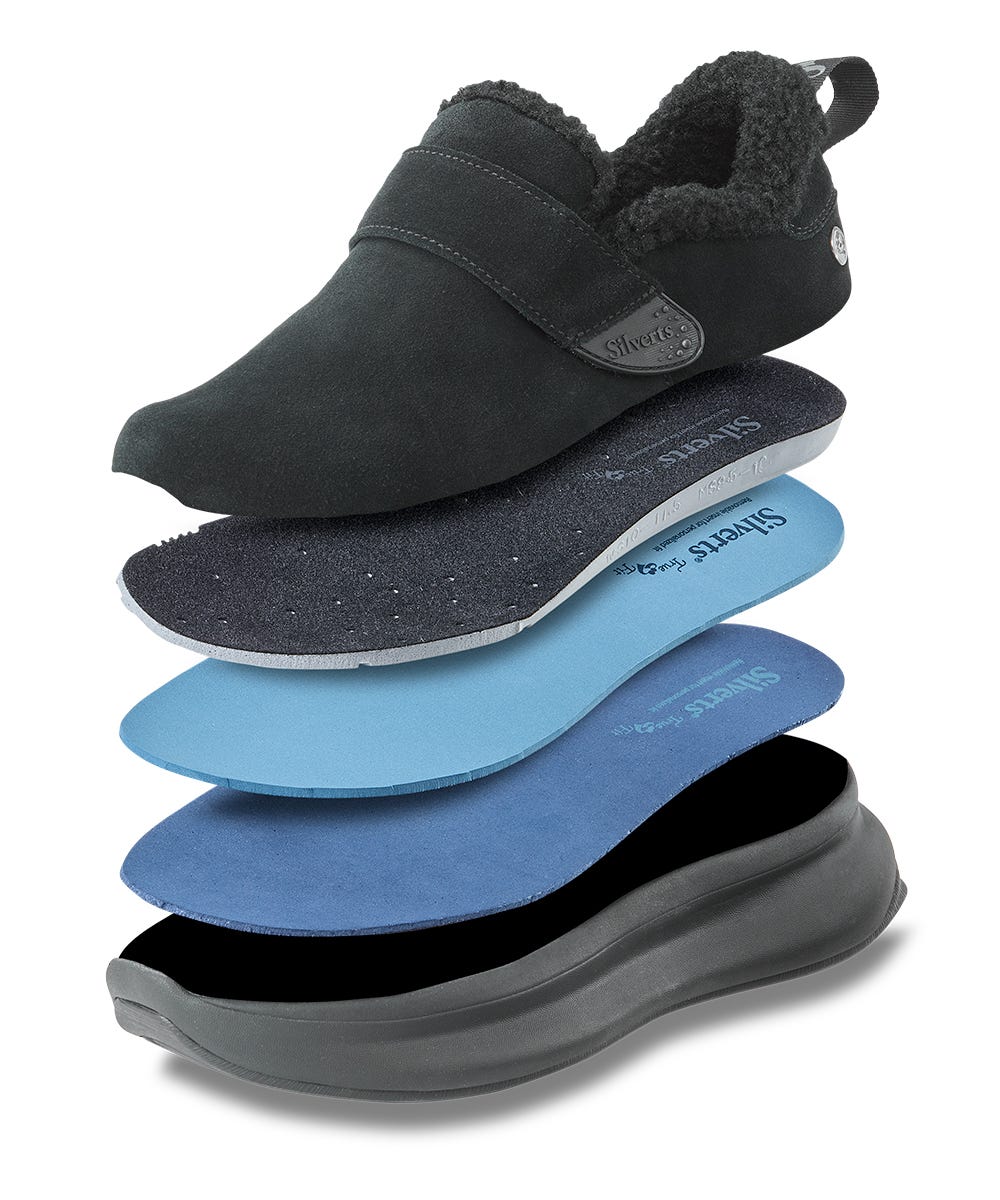 Women’s Shoes with Sherpa Lining – Adjustable Fit (Regular to Extra Wide)