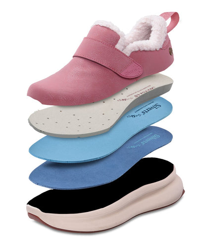 Women’s Shoes with Sherpa Lining – Adjustable Fit (Regular to Extra Wide)