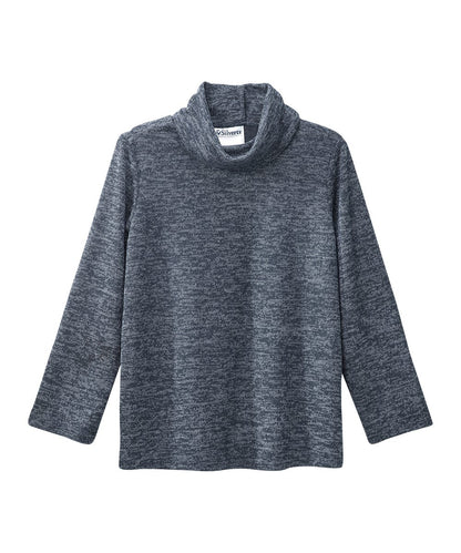 Women's Open Back Cowl Neck Top