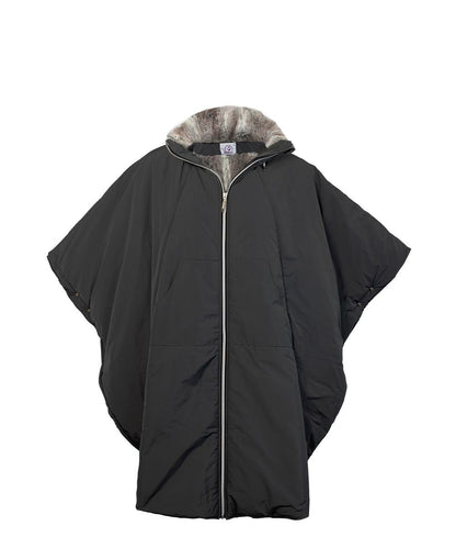 Unisex Luxurious Fur-Lined Winter Wheelchair Cape