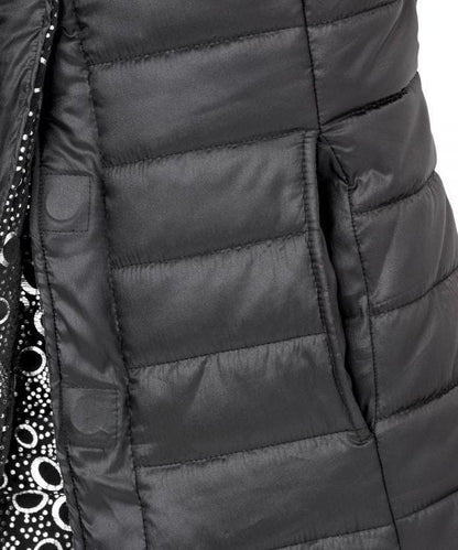 Women's Reversible Magnetic Snap Front Puffer Vest