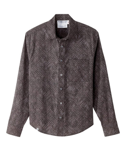 Men's Self Dressing Magnetic Buttons Dress Shirt