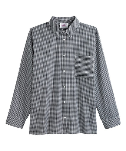 Men's Self Dressing Magnetic Buttons Dress Shirt