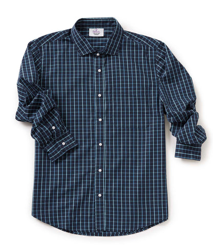 Men's Self Dressing Magnetic Buttons Dress Shirt