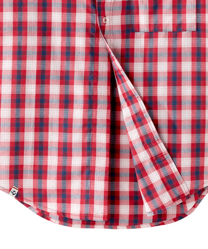 Magnetic Buttons Mens Short Sleeve Shirt