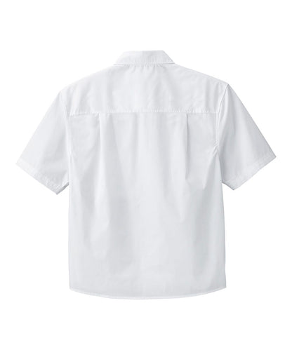 Magnetic Buttons Mens Short Sleeve Shirt