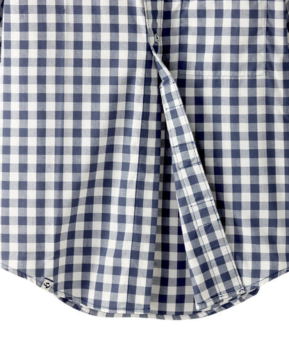 Magnetic Buttons Mens Short Sleeve Shirt