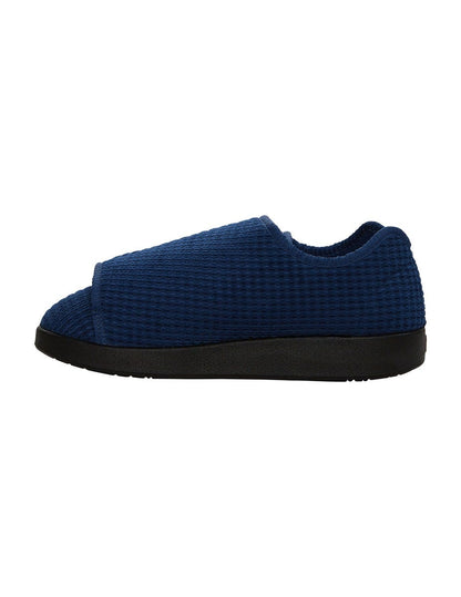 Men’s Slippers with Easy Closures – Adjustable Fit (Regular to Extra Wide)