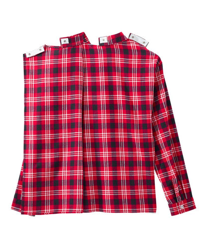 Men's Open Back Flannel Shirt